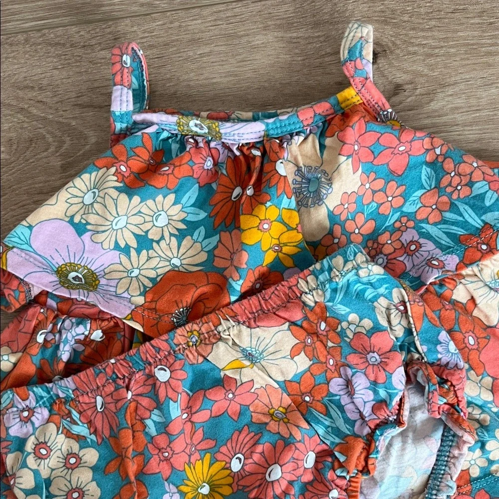 Carter's Floral Diaper Cover Set - Red, Blue, Yellow